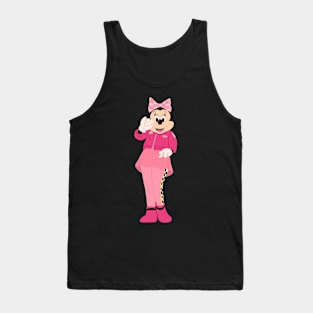 Pink Racer Tank Top